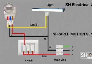 3 Wire Led Light Diagram Pir Motion Sensor Switch Vtac