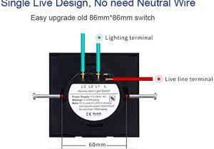 3 Wire Led Light Diagram Smart Dimmer Schalter Wlan Smart Schalter 3 Gang 1 Way