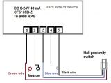 3 Wire Proximity Sensor Wiring Diagram Digital Led Rpm Speedometer Tachometer with Hall Senzor