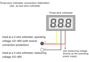 3 Wire Voltmeter Wiring Diagram Mod Meter Wiring Diagram Wiring Diagram Operations