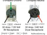 30 Amp 3 Prong Plug Wiring Diagram Mis Wiring A 120 Volt Rv Outlet with 240 Volts No Shock Zone