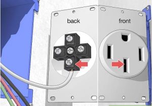 30 Amp Dryer Outlet Wiring Diagram How to Wire A 220 Outlet with Pictures Wikihow