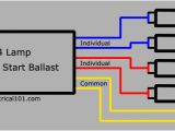 4 Bulb Ballast Wiring Diagram 4 L Ballast Wiring Diagram Wiring Diagram