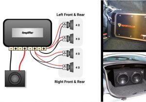 4 Channel Amp Wiring Diagram 4 Speakers Car Sub Amp Wiring Diagram Wiring Diagram