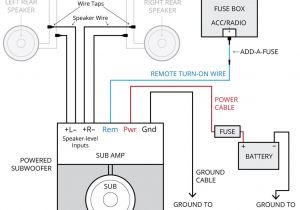 4 Channel Amp Wiring Diagram Amplifier Wiring Diagrams How to Add An Amplifier to Your Car Audio
