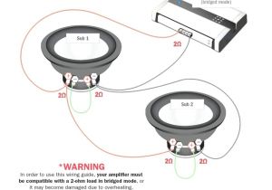 4 Ohm Kicker Subwoofer Wiring Diagram 4 Ohm Dual Voice Coil Subwoofer Wiring Diagram Subwoofer