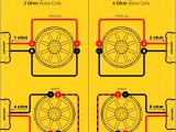 4 Ohm Kicker Subwoofer Wiring Diagram 4 Ohm Dual Voice Coil Wiring Diagram Fuse Box and Wiring