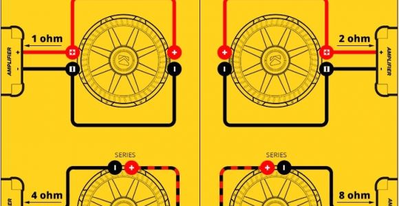 4 Ohm Kicker Subwoofer Wiring Diagram 4 Ohm Dual Voice Coil Wiring Diagram Fuse Box and Wiring