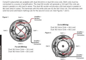 4 Ohm Kicker Subwoofer Wiring Diagram Kicker Comp Vr 10 Wiring Diagram