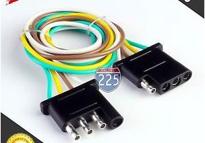 4 Pin Flat Trailer Wiring Diagram 12ft Trailer Light Wiring Harness Extension 4 Pin 18 Awg Flat Wire