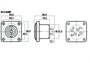 4 Pole Speakon Wiring Diagram Neutrik Speakon Wiring Diagrams 1 Wiring Diagram source