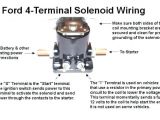 4 Pole Starter solenoid Wiring Diagram 12 Volt solenoid Wiring Diagram for F250 1990 Home Wiring Diagram