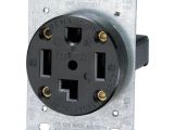4 Prong Dryer Outlet Wiring Diagram Leviton 30 Amp Industrial Flush Mount Shallow Single Outlet Black