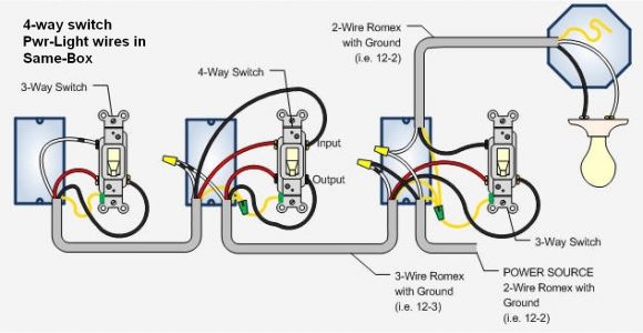 4-way Switch Wiring Diagram Cooper 4 Way Switch Wiring Diagram for Switches In 2019