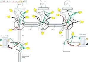 4 Way Switch Wiring Diagram Multiple Lights Canned Light Switch Wiring Diagram Wiring Library