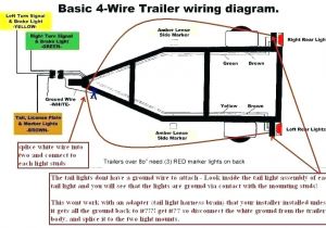 4 Way Wiring Diagram for Trailer Lights 4 Wire Wiring Diagram Light Wiring Diagram Article Review