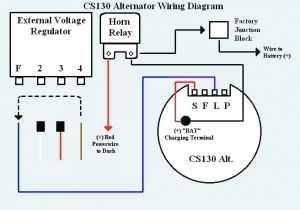 4 Wire Alternator Wiring Diagram Gm Cs130 Alternator Wiring Diagram Wiring Diagrams Konsult