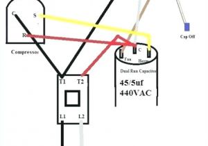 4 Wire Condenser Fan Motor Wiring Diagram Fan Motor Capacitor Wiring Diagram Wiring Diagram Blog