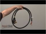 4 Wire Dryer Wiring Diagram Electric Dryer Power Cord 4 Wire Replacement 5305510955 Youtube