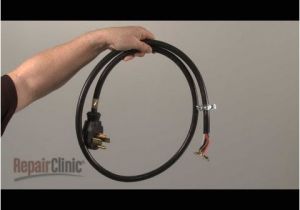 4 Wire Dryer Wiring Diagram Electric Dryer Power Cord 4 Wire Replacement 5305510955 Youtube