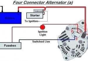 4 Wire Gm Alternator Wiring Diagram Delco Remy Alternator Wiring Diagram with Images