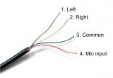 4 Wire Headphone Diagram Wire Colors Phone Jack Wiring Diagram Show