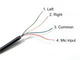 4 Wire Headphone Diagram Wire Colors Phone Jack Wiring Diagram Show