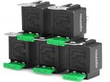 40 Amp Relay Wiring Diagram Amazon Com Eyourlife 5 Pack 30 40 Amp Auto Relay Harness with
