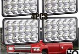 4×6 Led Headlight Wiring Diagram 4×6 Rectangular Sealed Beam Led Headlights for Chevrolet Chevy Kodiak C4500 and C5500 H4651 H4642 H4652 H4656 H4666 H4668 H6545 Conversion Kit Bulb