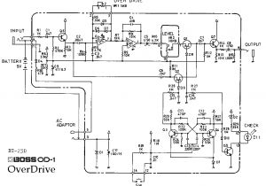 5.1 Wiring Diagram Boss Od 1 Overdrive Guitar Pedal Schematic Diagram