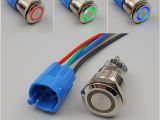 5 Pin Momentary Switch Wiring Diagram 19mm Waterproof Metal Momentary 12v Led 5pin Car Push button Switch