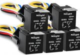 5 Pin Relay socket Wiring Diagram Nilight 50003r Automotive Set 5 Pin 30 40a 12v Spdt with Interlocking Relay socket and Wiring Harness 5 Packi 2 Years Warranty