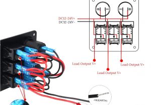 5 Terminal Rocker Switch Wiring Diagram Gl 9089 Wiring Diagram for Switch with Led On Marine Led
