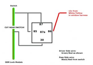 5 Wire Door Lock Relay Diagram 14b192 Aa Relay Wiring Diagram Wiring Diagram Show