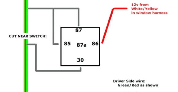 5 Wire Door Lock Relay Diagram 14b192 Aa Relay Wiring Diagram Wiring Diagram Show