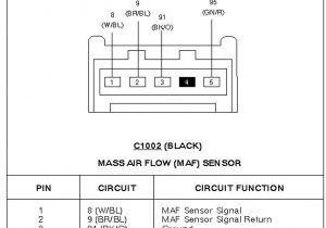 5 Wire Maf Sensor Wiring Diagram I Need to Find the Maf Sensor Signal Wire Usually 1 to 5