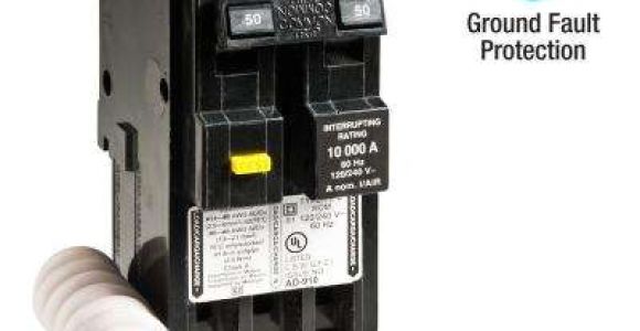 50 Amp Gfci Breaker Wiring Diagram Free Shipping 2 Pole Breakers Circuit Breakers the Home Depot