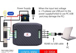 50a to 30a Rv Adapter Wiring Diagram Pzem 017 Dc Kommunikation Box Rs485 Interface Modbus 0 300v 300a Shunt Usb Kabel