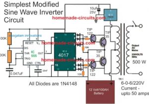 5kva Transformer Wiring Diagram Sine Wave Inverter Circuit Diagram Inverter Circuit Diagram for Home