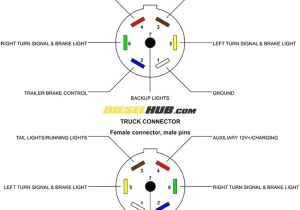 6 Pin Trailer Light Wiring Diagram Zh 1390 Way Trailer Connector as Well Truck Trailer Plug