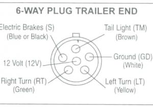 6 Way Trailer Plug Wiring Diagram 6 Pin Trailer Wiring Diagram New 7 Spade Plug Fresh Brake Gallery
