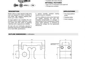 6 Wire Load Cell Wiring Diagram Model 1320 High Capacity Single Point Load Cell 6 Wire Load Cell Wiring Diagram Model 1320 High Capacity Single Point Load Cell