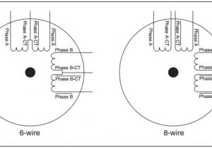 6 Wire Stepper Motor Wiring Diagram Difference Between 4 Wire 6 Wire and 8 Wire Stepper Motors