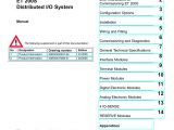 6es7 138 4ca01 0aa0 Wiring Diagram Simatic Et 200s Distributed I O System Manualzz Com