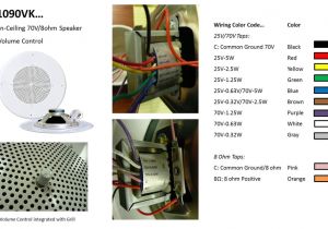 70 Volt Volume Control Wiring Diagram Amazon Com Osd Audio 8 70v Commercial Speaker In Ceiling sound