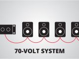 70 Volt Volume Control Wiring Diagram Outdoor Speakers System Planning Guide