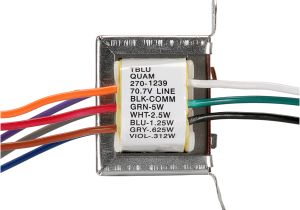 70 Volt Volume Control Wiring Diagram Tblu Quam