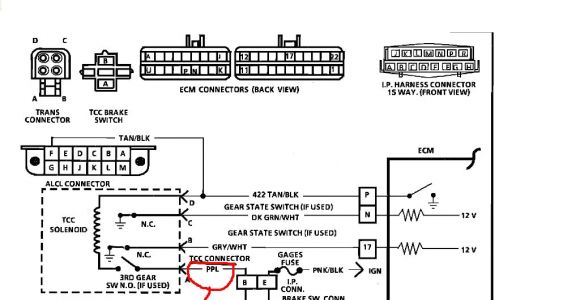 700r4 Transmission Speed Sensor Wiring Diagram 16168625 to 700r4 Wiring for Lock Up Ih Parts America