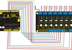 8 Relay Module Wiring Diagram Ks0266 Keyestudio Eight Channel solid State Relay Module