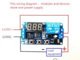 8 Relay Module Wiring Diagram the Timer Switch Delay with Relay Programmable 12v Arduino